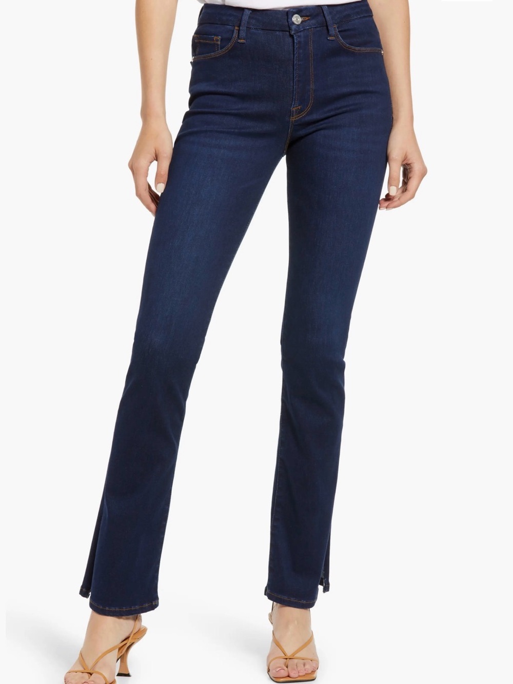 Frame Denim Dark Blue Flare Jeans